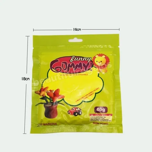 Foamy Pasta Flexible Moldeable Funny Gummy Creativo 60 Gr