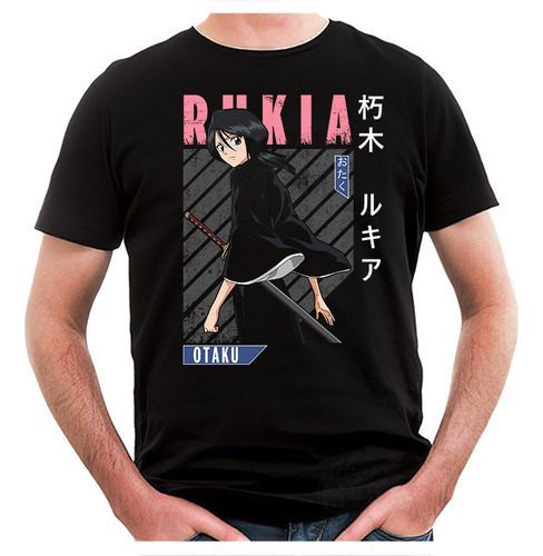 Remera Bleach Rukia (negra:) Ideas Mvd