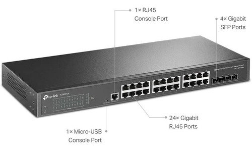 Switch Tp-link 24 Puertos Smart Jetstream Gigabit Tl-sg3428
