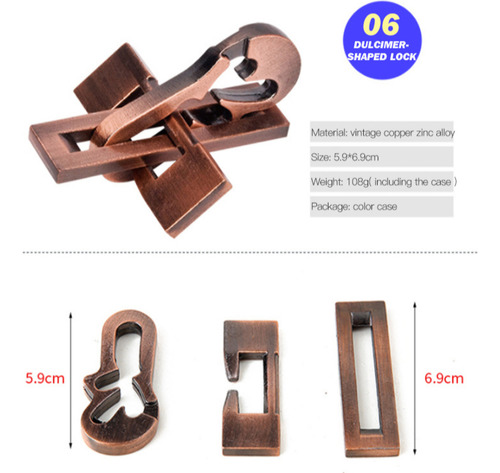 Educational Science Toys Magic Lock Unlock Fine Abc Lock