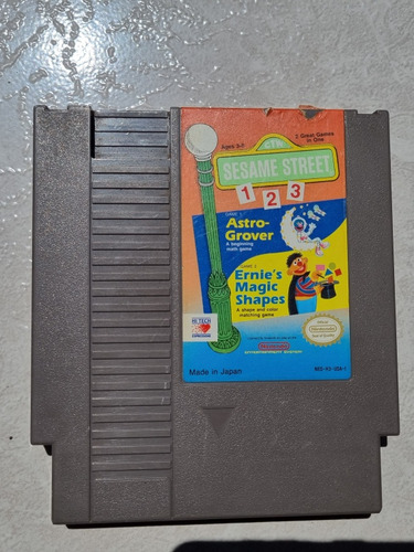 Sesame Street 1 2 3 Para Nintendo Nes Cartucho Original (Usado)