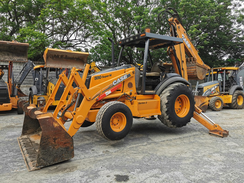 Retroexcavadora 2005 Case 590sm 4x2 Auxiliar Hidráulico Exte