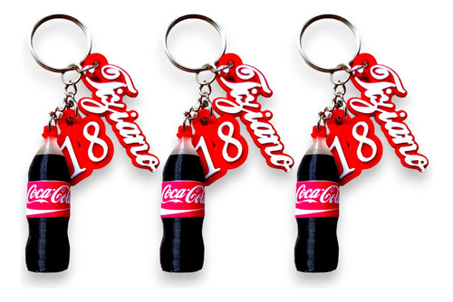 Coca Fernet Llavero X20 Personalizado Regalo Cumpleaños