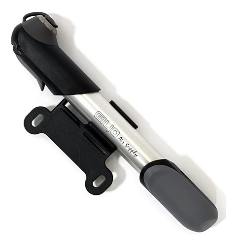 Minibomba Giyo GP-06a, 120 psi, bomba de llenado de neumáticos para bicicleta de montaña, bicicleta de montaña, gris metalizado y negro