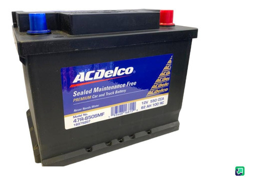 Bateria Acdelco Gold 47r-850 Renault 4 / 6 / 9 / 12 / 18