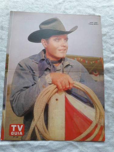 Jack Lord Stoney Burke - Poster Original Tv Guia N° 129