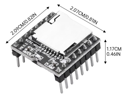 Módulo Mp3 Dfplayer Mini Player Arduino