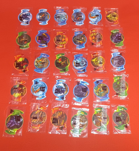 Lenguas De Dragonex Tipo Tazos Barcel Lote 30 Originales (Usado)
