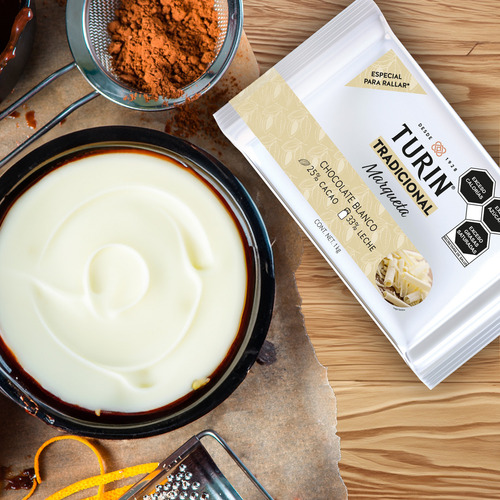 Turin Marqueta Chocolate Blanco Para Repostería 1kg