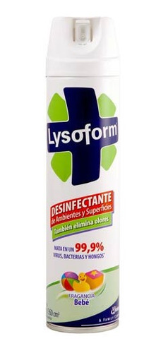 Lysoform Antibacterial Desinfectante Aerosol 360 Cc X 6 Un.