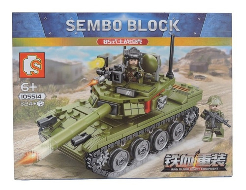 Tanque De Guerra Tipo Lego