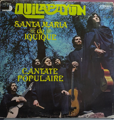 Vinilo Quilapayún, Cantata Santa María De Iquique -  Francia
