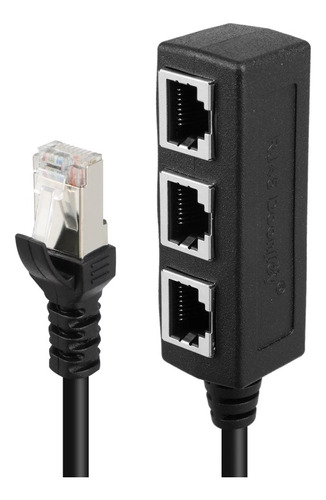 Divisor Adaptador Interfaz  Cable Ethernet Rj45 Concentrador