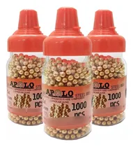 Comprar Balines Apolo Acero Cobreados Cal 4.5 X 1000 U Pistola Co2