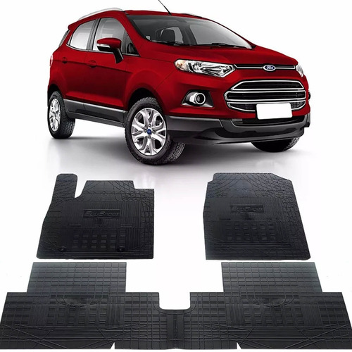 Tapete Internos 3 Pçs Ecosport + Porta Mala  2013 A  2018