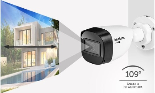 Imagem 5 de 9 de Câmera Segurança Intelbras Multi Hd Vhd 1120 B 720p 2.8mm
