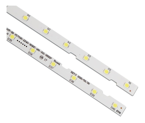 Imagen 7 de 7 de Tira Led Samsung Un55nu7100 Un55nu7300 (set 2 Tiras)