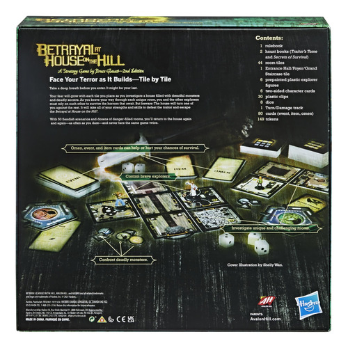 Juego De Mesa Avalon Hill Betrayal At The House On The Hill