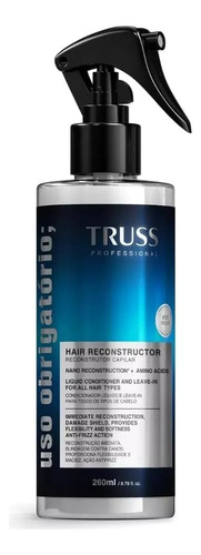 Kit 2 Uso Obrigatório 260ml Truss Profissional Protege Fios