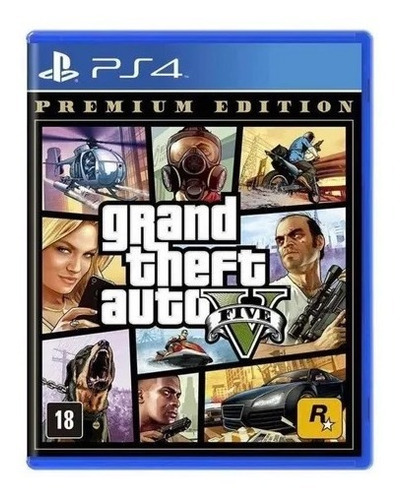 Jogo Grand Theft Auto V Gta 5 Ps4 Físico Lacrado