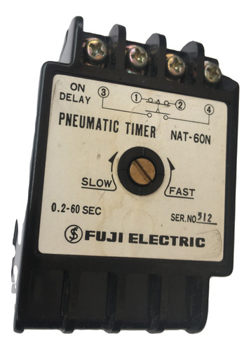 Fuji Electric Pneumatic Timer  Nat-60n , 110v