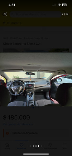 Nissan Sentra 1.8 Sense Cvt
