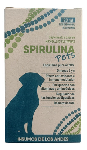 Suplemento Spirulina Con Omega Y Algas Para Perros Y Gatos