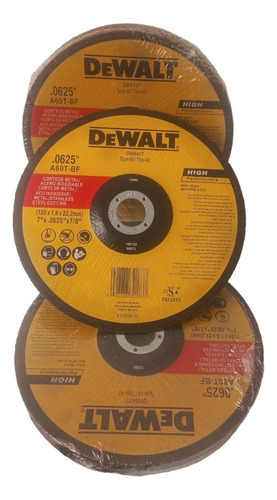 Disco Dewalt Extr Fino Centro Curvo 7 Pulgada Precio (2 Und)