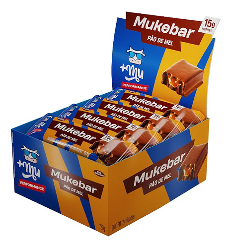 Barra Proteína Zero Gluten Snack Mukebar Muke Mais Mu 60g