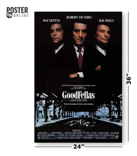 Goodfellas 映画ポスター Goodfellas - Movie Poster | Parcelamento sem juros