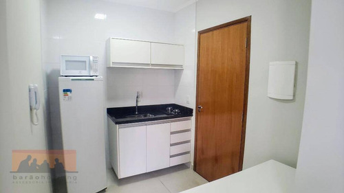 Imagem 8 de 10 de Kitnet Com 1 Dormitório Para Alugar, 18 M² Por R$ 1.300,00/mês - Jardim Santa Genebra Ii (barão Geraldo) - Campinas/sp - Kn0775