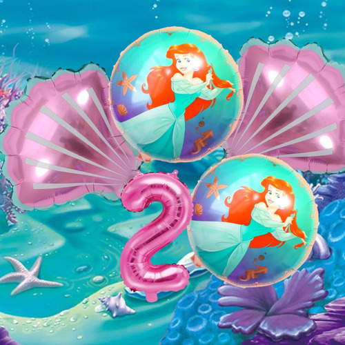 Globos La Sirenita, Princesa Ariel