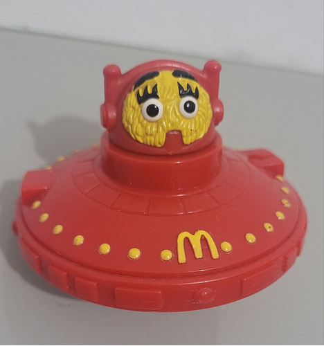 Red Saucer Funny Fry Coleção Mcdonalds Eua Space Launcher 93