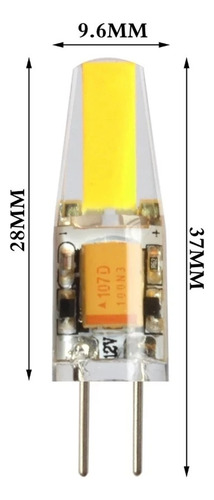 10 Uds Ac/dc 12v G4 Led 3w 6w Nueva Luz De Maíz Cob