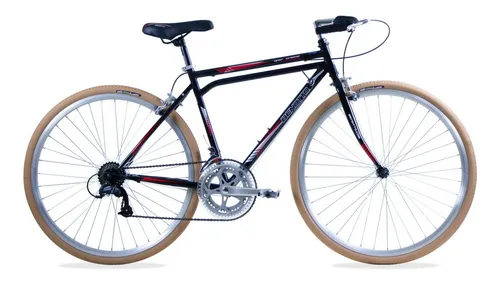 Bicicleta Super Turismo R28 12v Negro Rojo Acero Benotto Cuotas