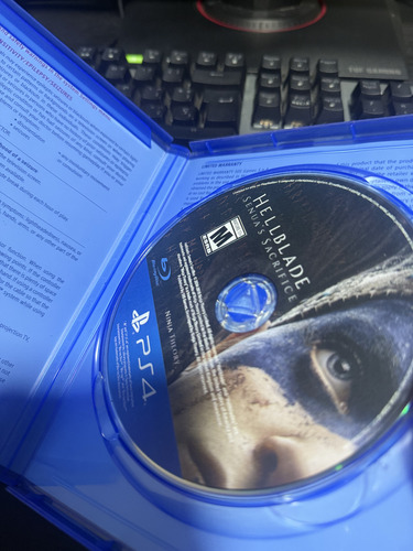 Hellblade Playstation 4 Ps4 Original Completo Fisico (Usado)