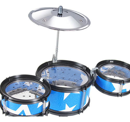Kit De Bateria Para Iniciantes, Conjunto Infantil, 3 Tambore