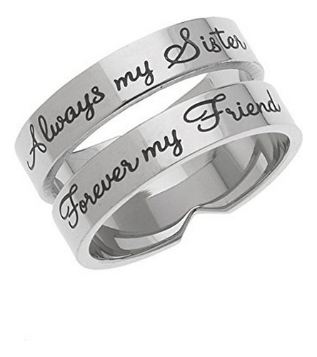 Always My Sister Forever My Friend Sister's Ring - Anillo Ap