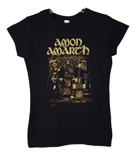 Polera Mujer Amon Amarth Thor Metal Abominatron