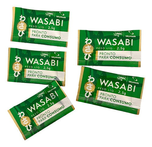 Sachê Wasabi Raiz Forte Sushi (300un X 2,5g) - Tokyo Foods