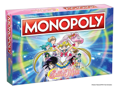 Jogo Licenciado Sailor Moon Monopoly | Tema De Anime E Token