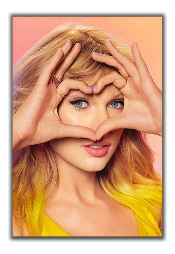 Cuadro Decorativo Taylor Swift Corazón - 26 Taylor Swift Bastidor De Madera
