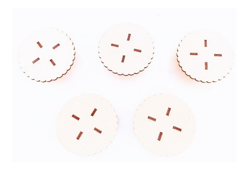Candy Bar Portacupcake Individual X 5u - Mdf / Fibrofacil