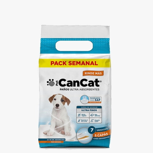 42 Paños Cancat Pañal Perro Can Cat 60 X 60 Envios En El Dia