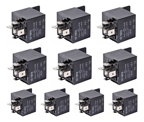 Relay 12v 50 Amper 5t = Rtm 35 Universal Kube X10 Unidades
