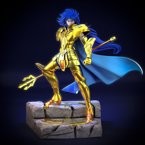 Archivo Stl Impresión 3d - Saint Seiya - Gemini Saga Fanart