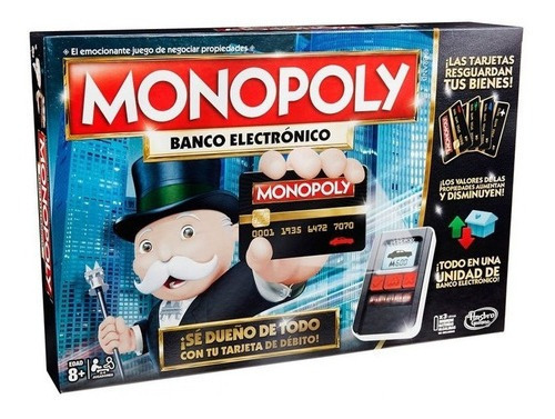 Imagen 1 de 3 de Monopoly Banco Electrónico Juego De Mesa Nuevos Sellados