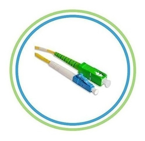 Cable De Conexión De Fibra Óptica Sc / Apc A Lc - 3m / 9.