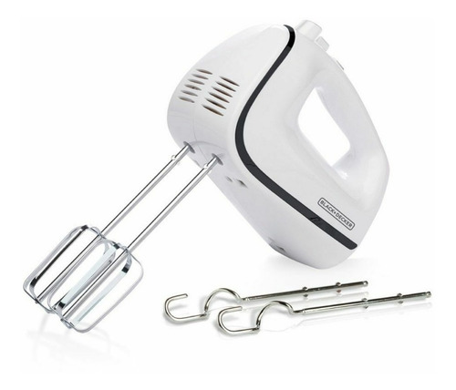 Imagen 4 de 10 de Batidora De Pie Black+decker Mx1003 500w Blanca 220v/240v