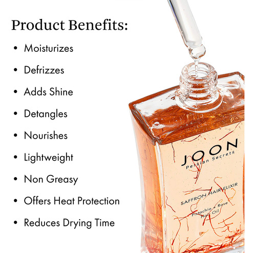 Aceite Capilar Joon Saffron Hair Elixir Pistachio + Rose 90